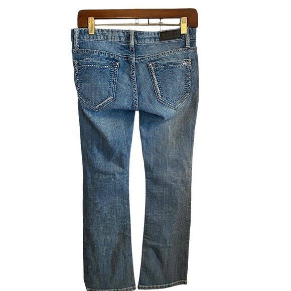 Day trip Leo  vintage Y2K distressed embroidered stitch jeans - Picture 2 of 14